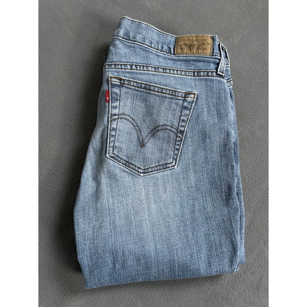 Levis 515 Bootcut Denim Jeans Women's Size 10 Long Wiskering Sz 30x32
